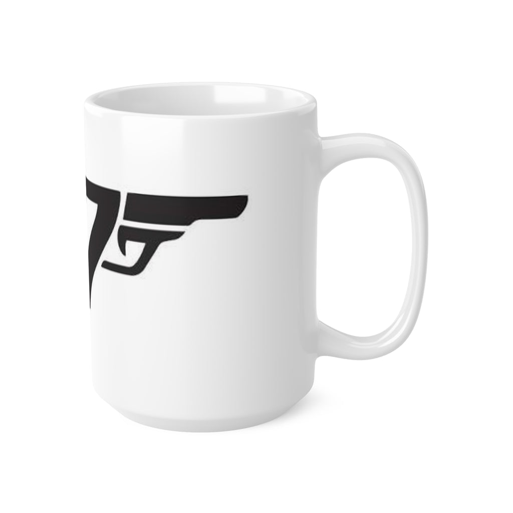 007 Logo Ceramic Coffee Mug — Spy Movie Fan Gift (11oz & 15oz)