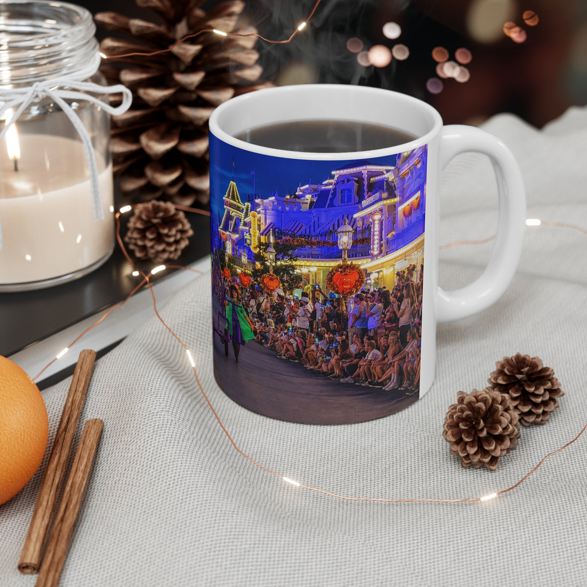 Halloween Boo-To-You Parade Ceramic Mug — Spooky Disney Inspired Night 11oz/15oz