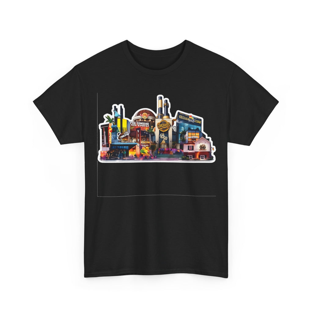 Universal Orlando Skyline T-Shirt — Neon Strip Casino Cityscape Tee