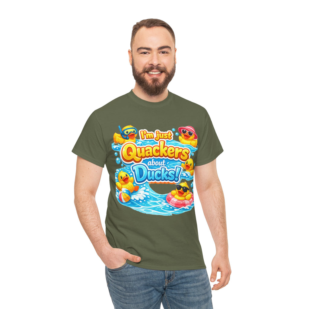 I'm Just Quackers About Ducks! Cute Rubber Duck Pool Tee