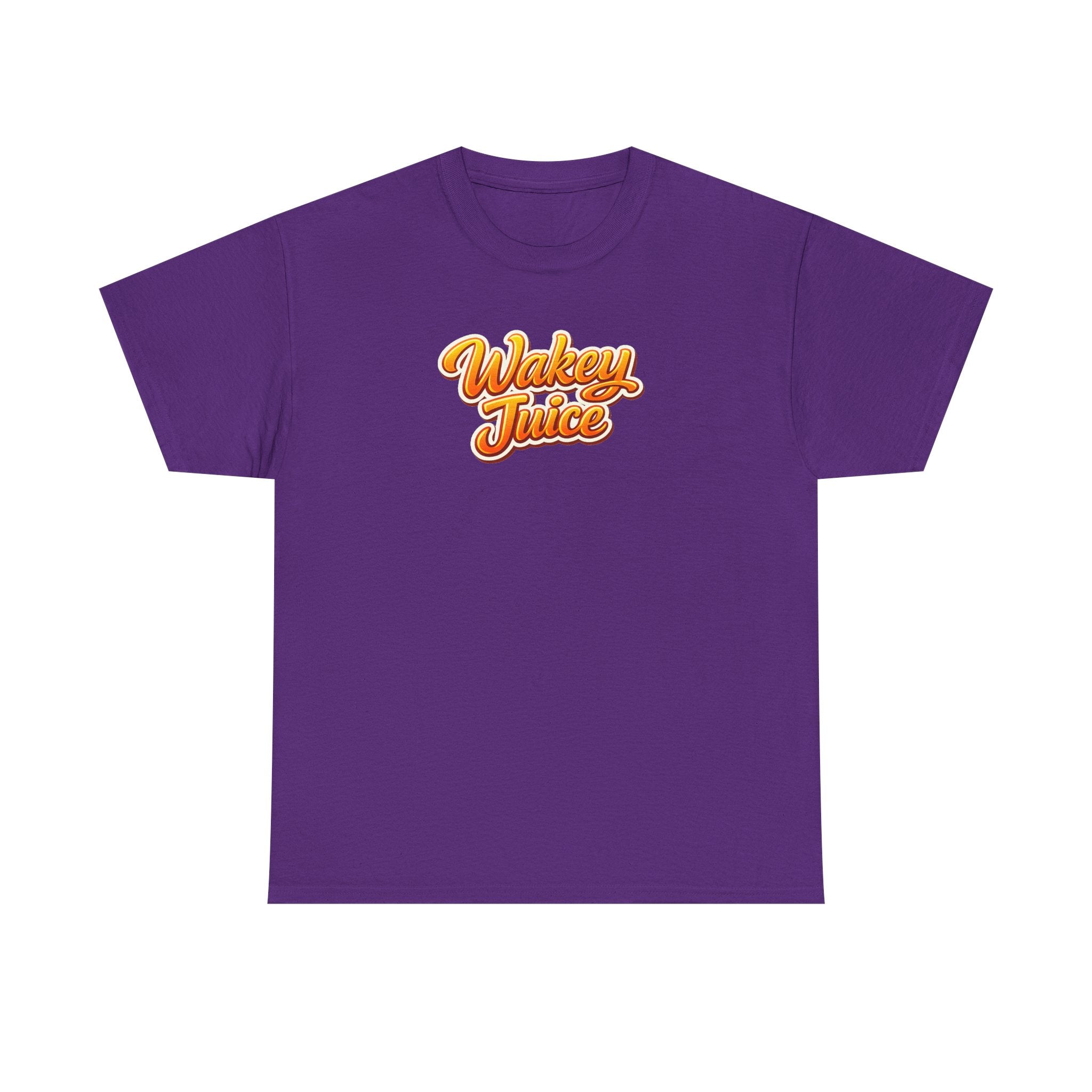Wakey Juice T‑Shirt — Retro Orange Script Graphic Tee