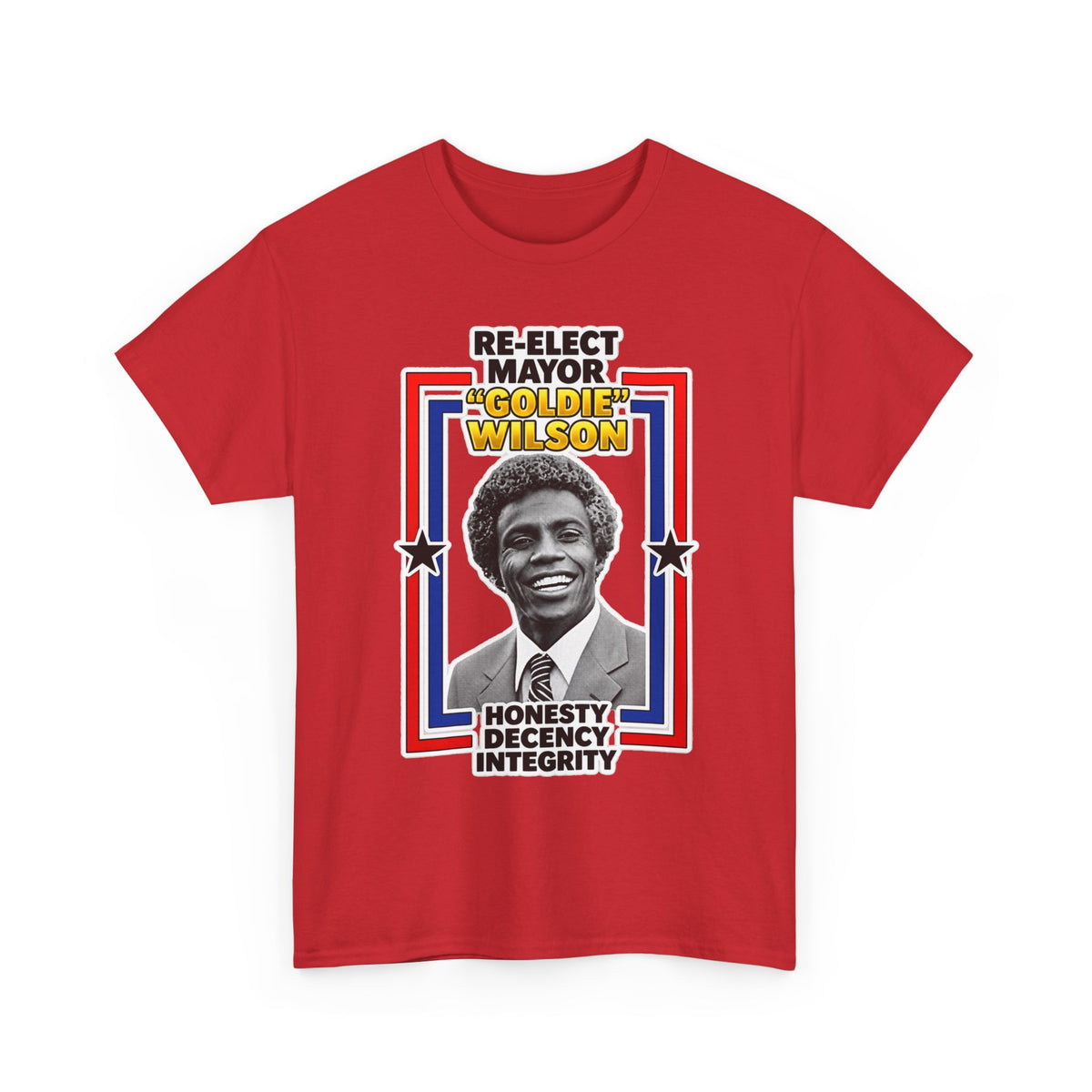 Re-Elect Mayor Goldie Wilson Back to the Future Cotton T-Shirt