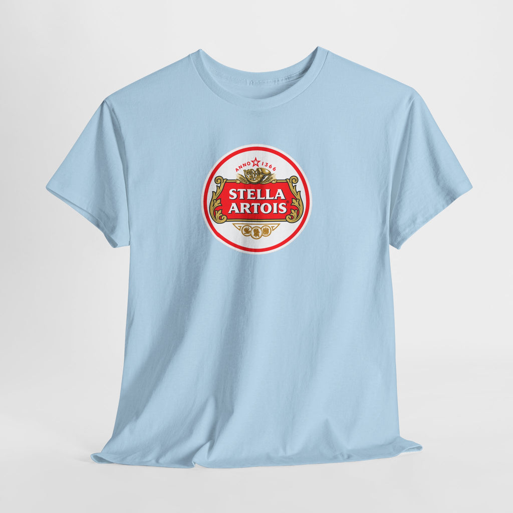 Beer Logo T-Shirt — Stella Artois Inspired Vintage Crest Tee