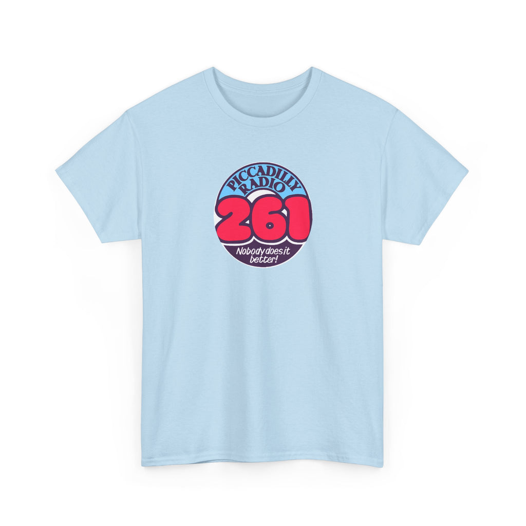 Piccadilly Radio '261' Logo T‑Shirt — Vintage Unofficial Radio Station Graphic Tee