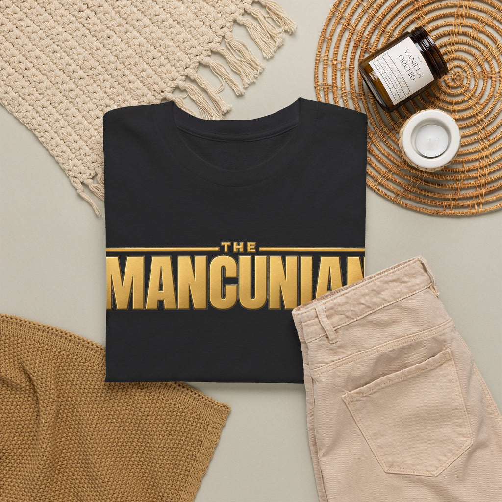 Mancunian Gold Logo Cotton T‑Shirt