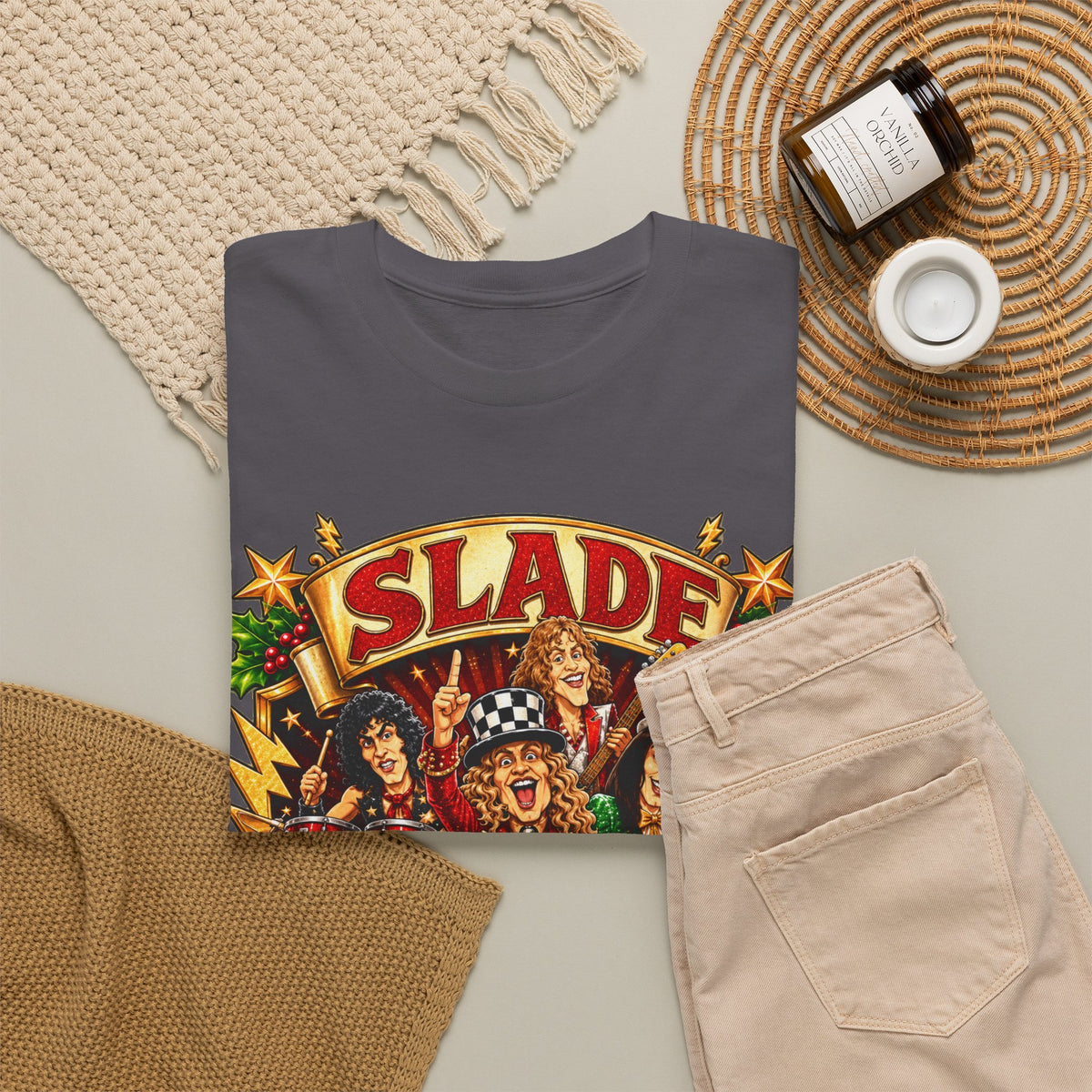 Slade it's Christmas Unisex Heavy Cotton Tee