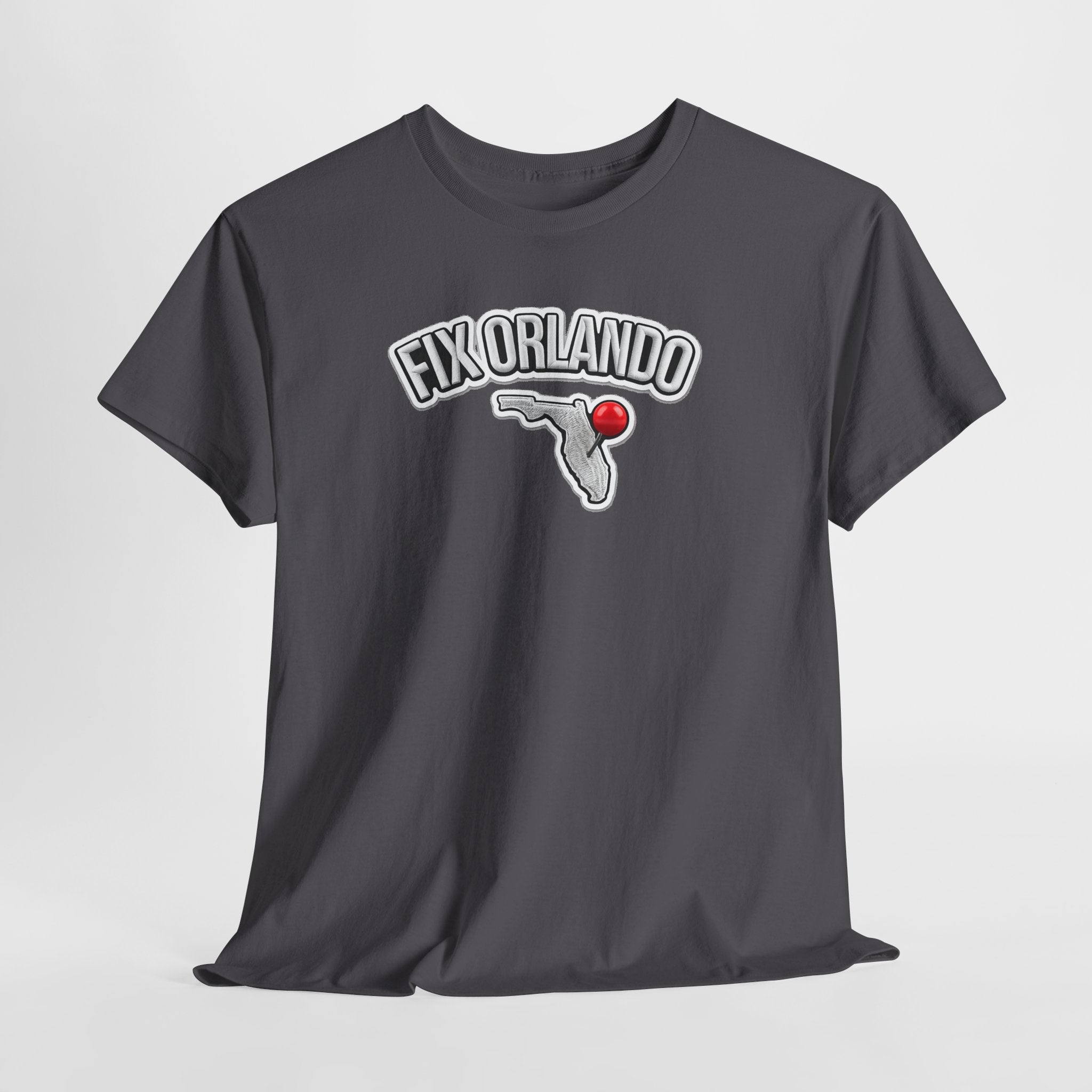 Fix Orlando T-Shirt — Florida Map with Bowling Pin Local Pride Tee