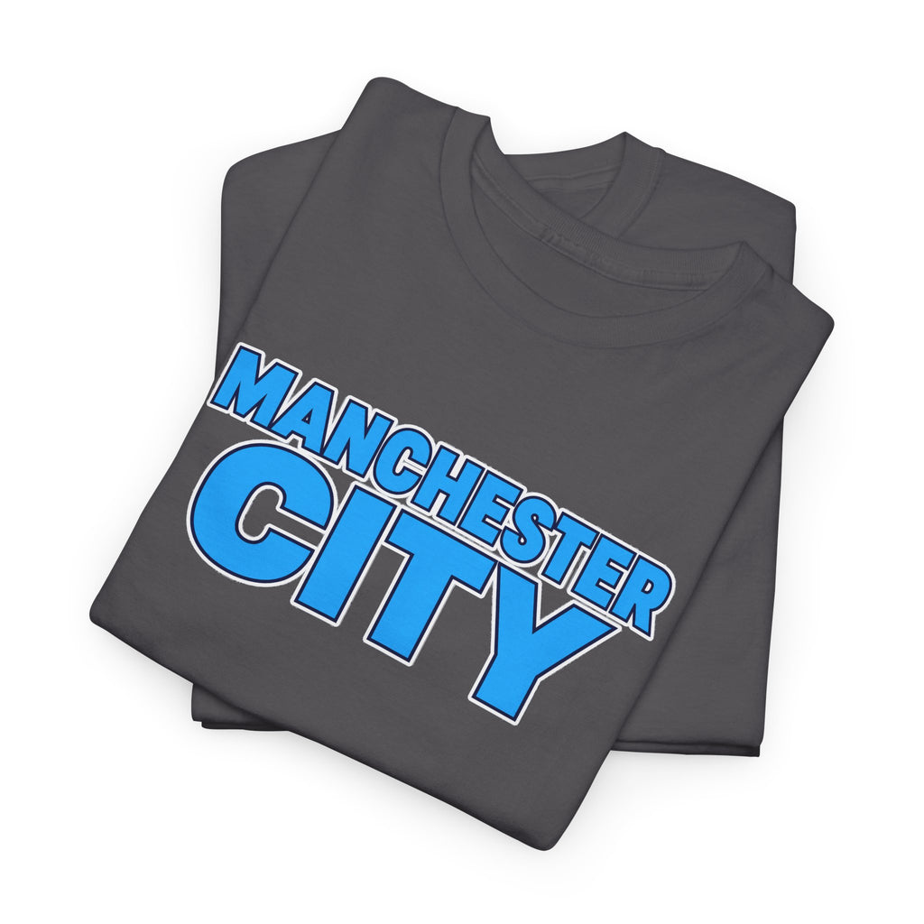 Manchester City T‑Shirt — Retro Blue Logo Tee