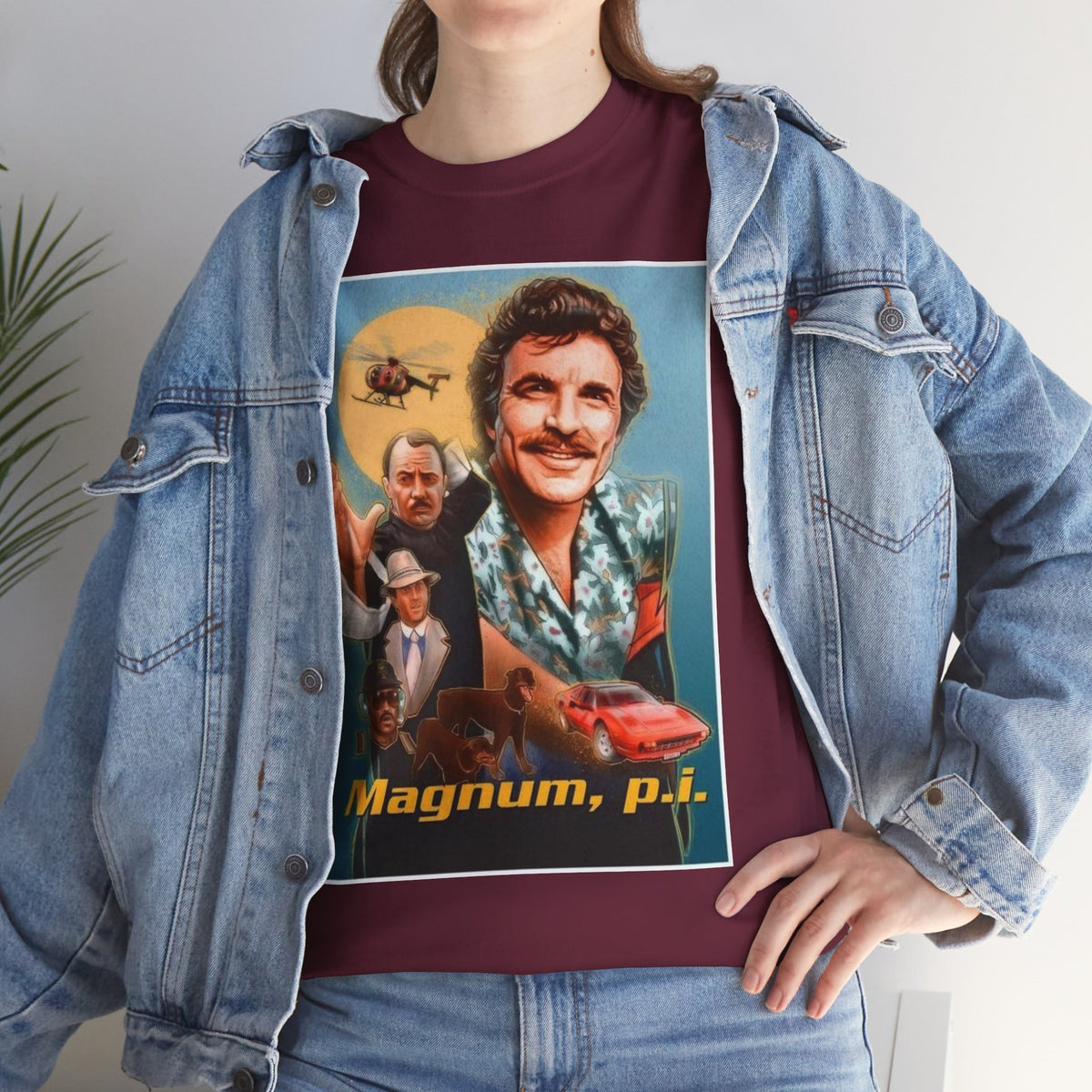 Magnum, P.I. Retro TV Show Inspired Cotton T-Shirt