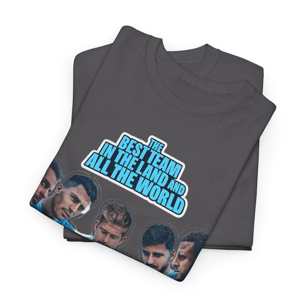 Manchester City — "Best Team in the Land and All the World" Cotton T-Shirt