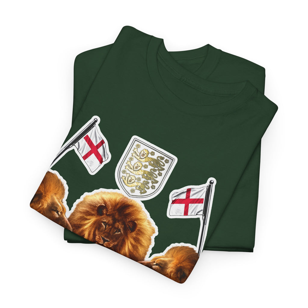 England 3 Lions Cotton Crest T-Shirt