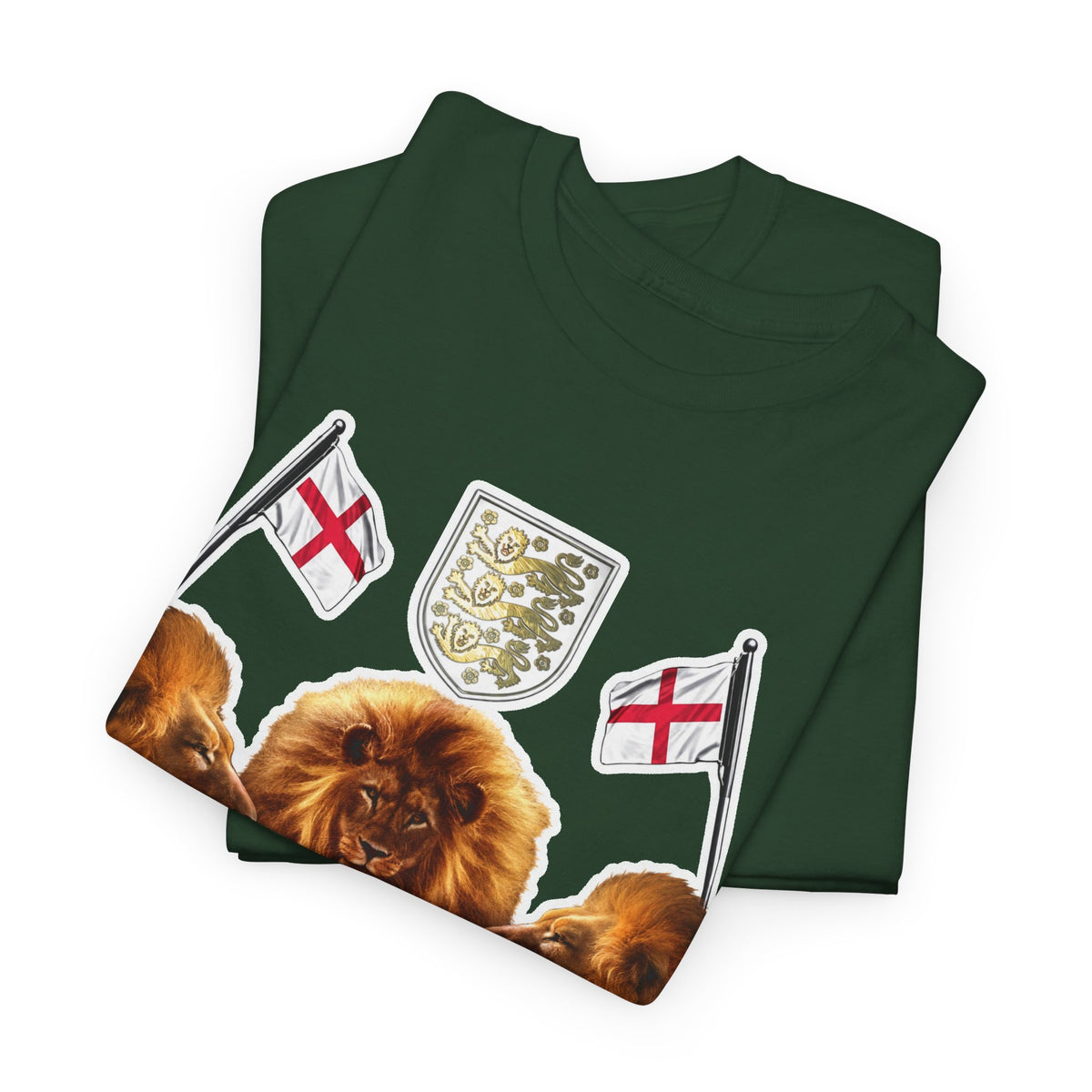 England 3 Lions Cotton Crest T-Shirt
