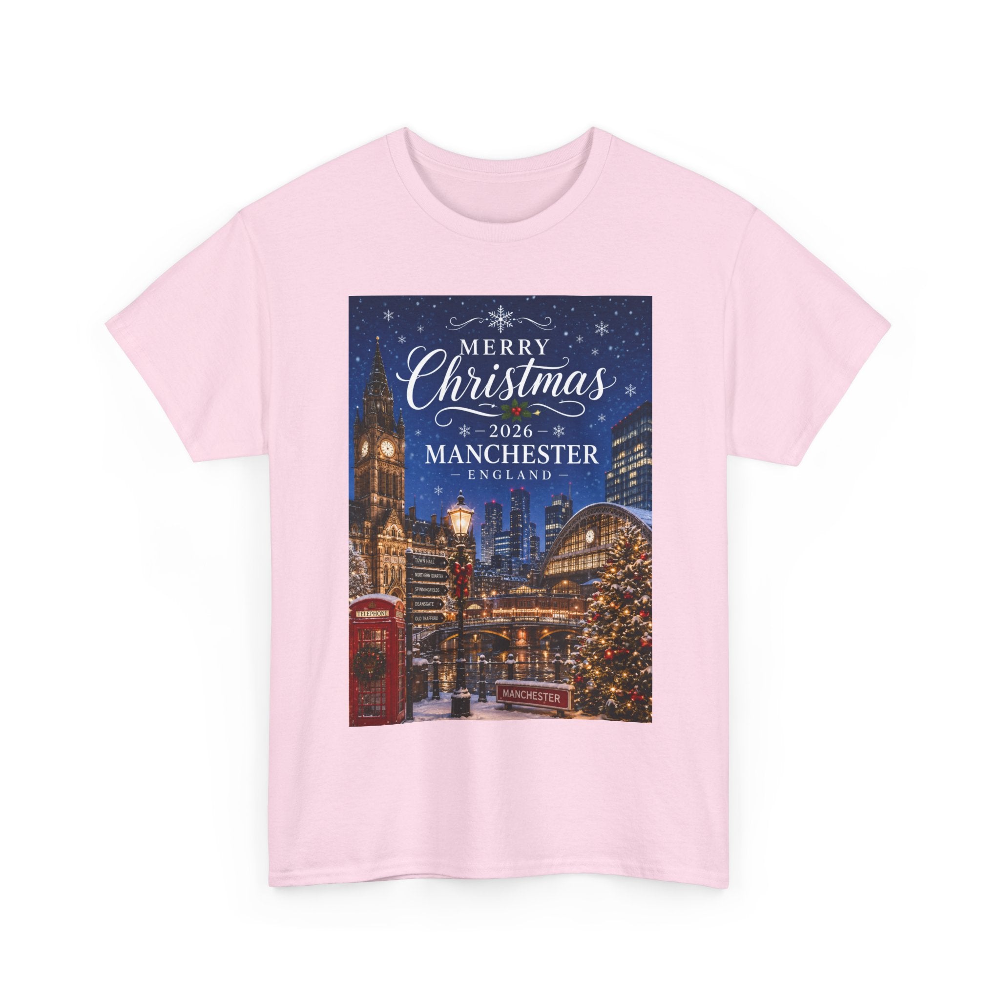 Manchester Christmas Tee — Merry Christmas 2026 Holiday T‑Shirt