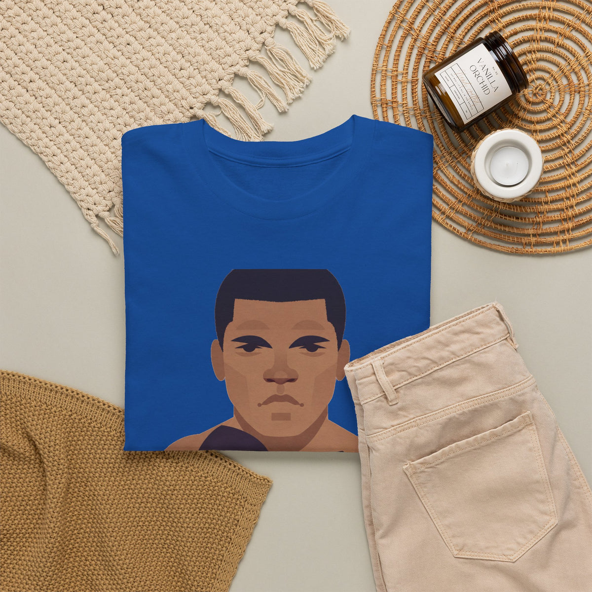 Muhammad Ali Boxing Champion Cotton T-Shirt