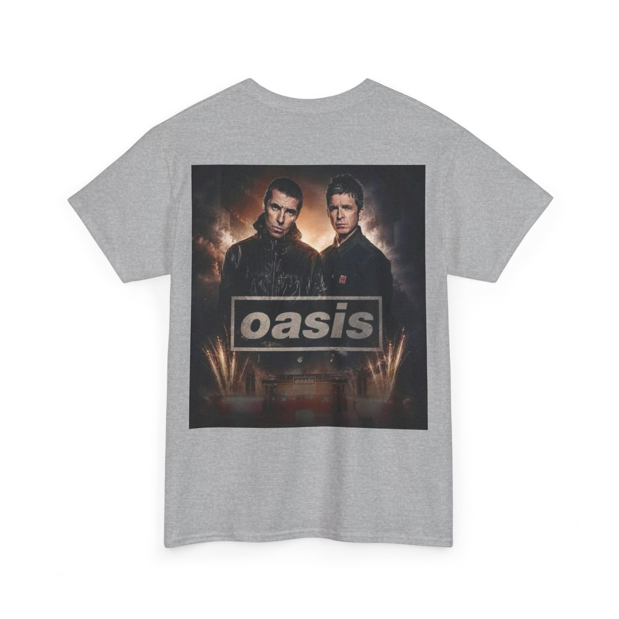 Oasis Band Logo Tee — Retro Rock Concert Graphic T-Shirt