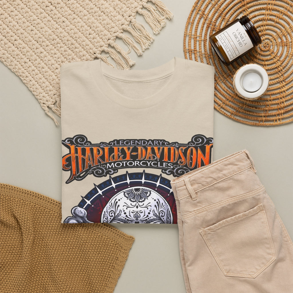 Harley-Davidson Skull Logo Cotton T‑Shirt