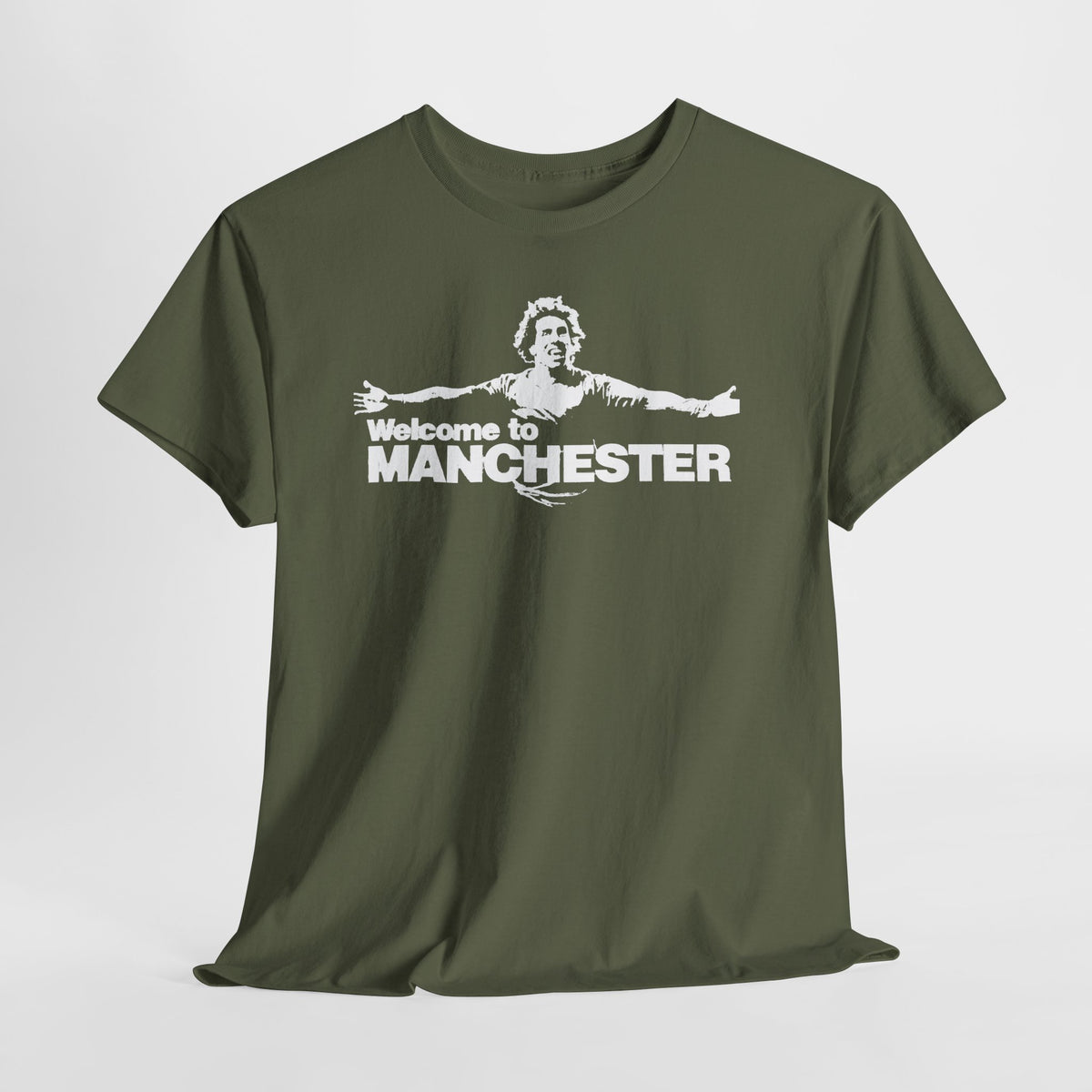 Welcome to Manchester Tee — Retro Carlos Tevez Manchester City Graphic Cotton T-Shirt