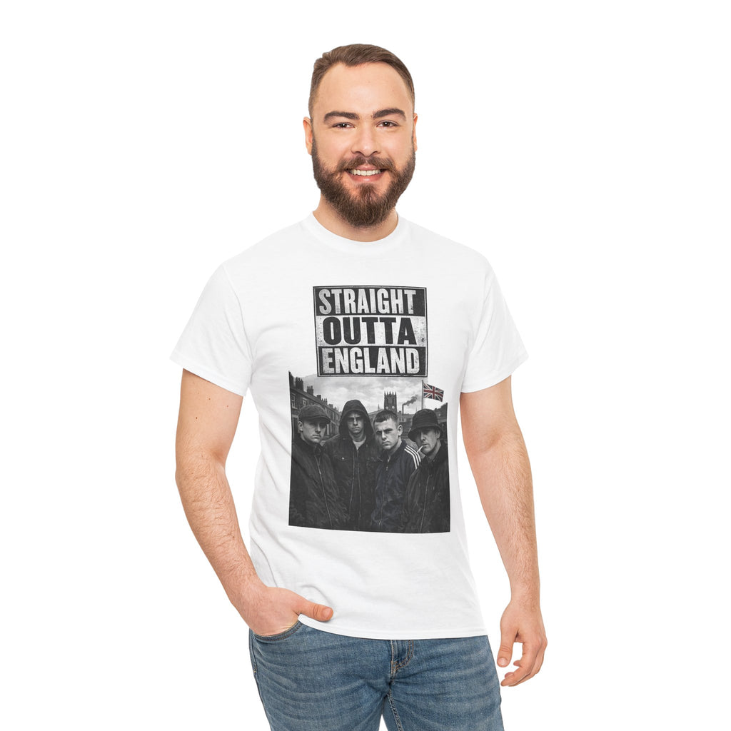 Straight Outta England T-Shirt — Retro Band Photo Tee