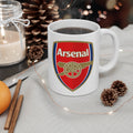 Arsenal Football Club Crest Mug — Ceramic Coffee Cup (11oz & 15oz)