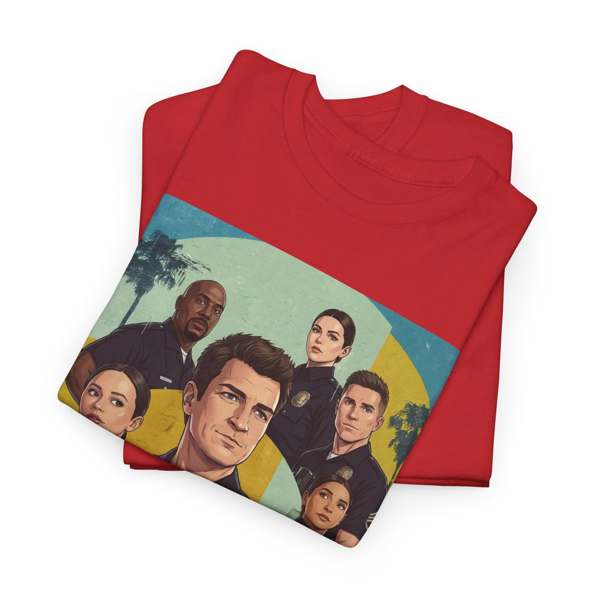 The Rookie TV Cast Graphic Tee — Vintage Poster Style Shirt