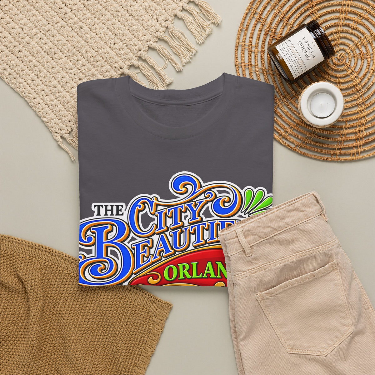 The City Beautiful Orlando Graphic Cotton Tee
