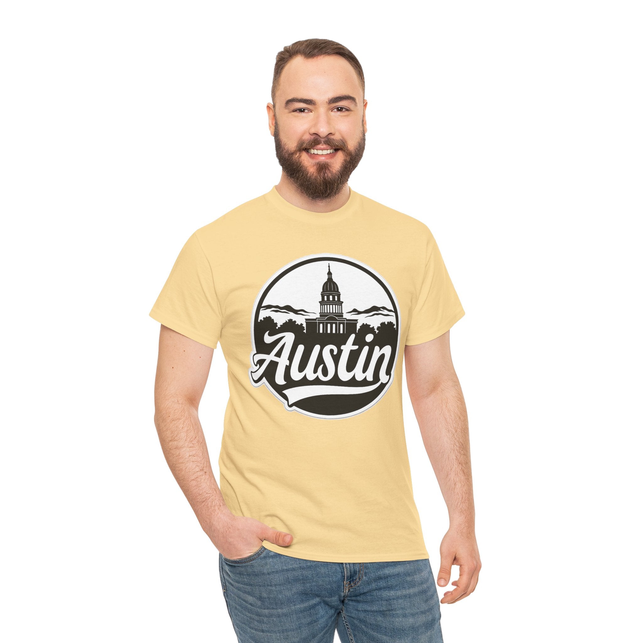 Austin Capitol Graphic Cotton T-Shirt / Tee
