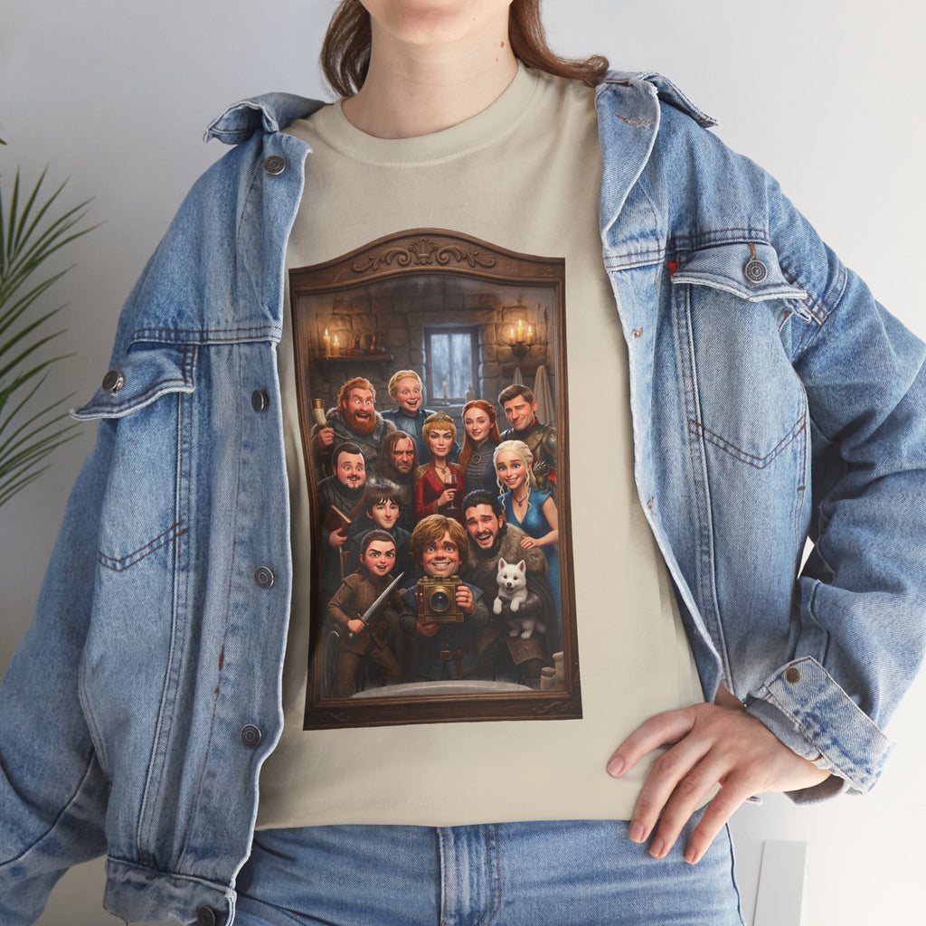 Game of Thrones Cast Portrait Inspired Cotton T-Shirt