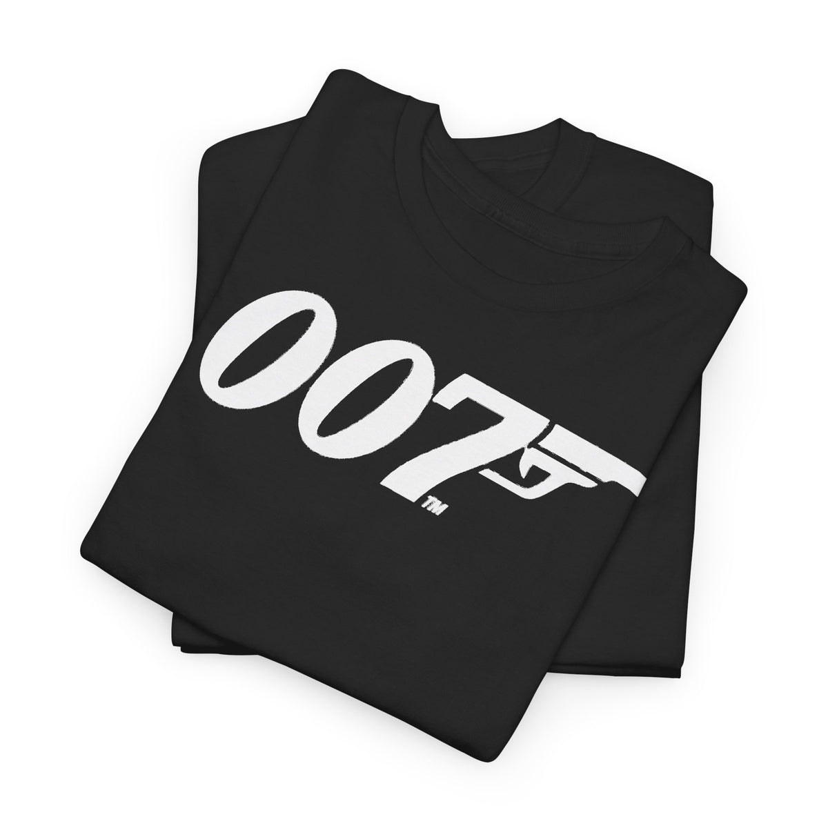 007 Gun Logo T-Shirt — "The Proper Function of Man Is to Live" Quote Tee