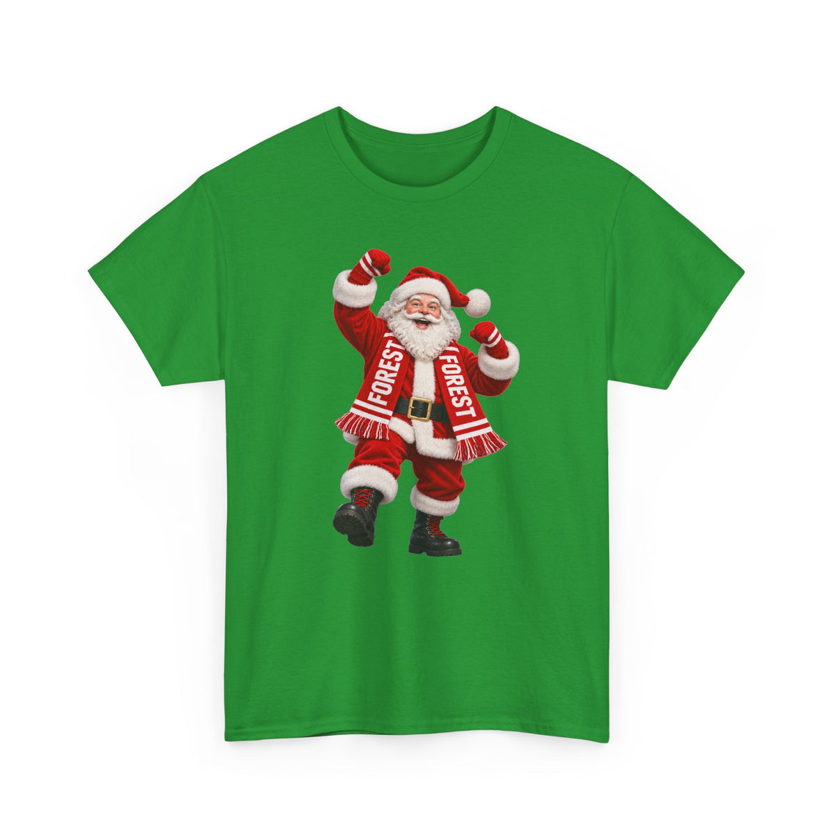 Nottingham Forest Santa Claus Dancing T‑Shirt — Vintage Christmas Holiday Tee