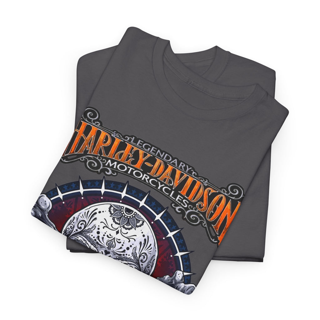 Harley-Davidson Skull Logo Cotton T‑Shirt