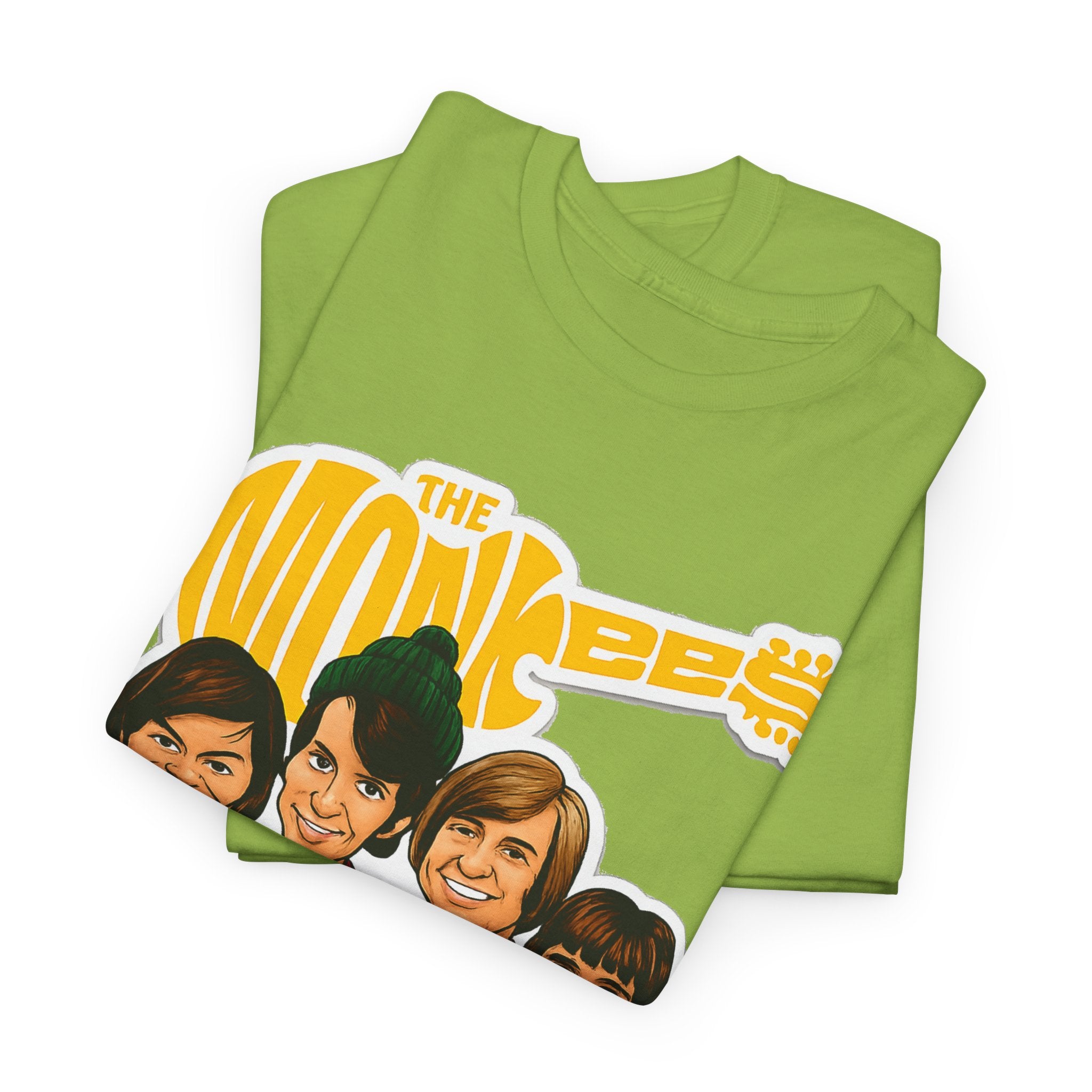 The Monkees Retro Band Tee — Colorful Car Cartoon Graphic