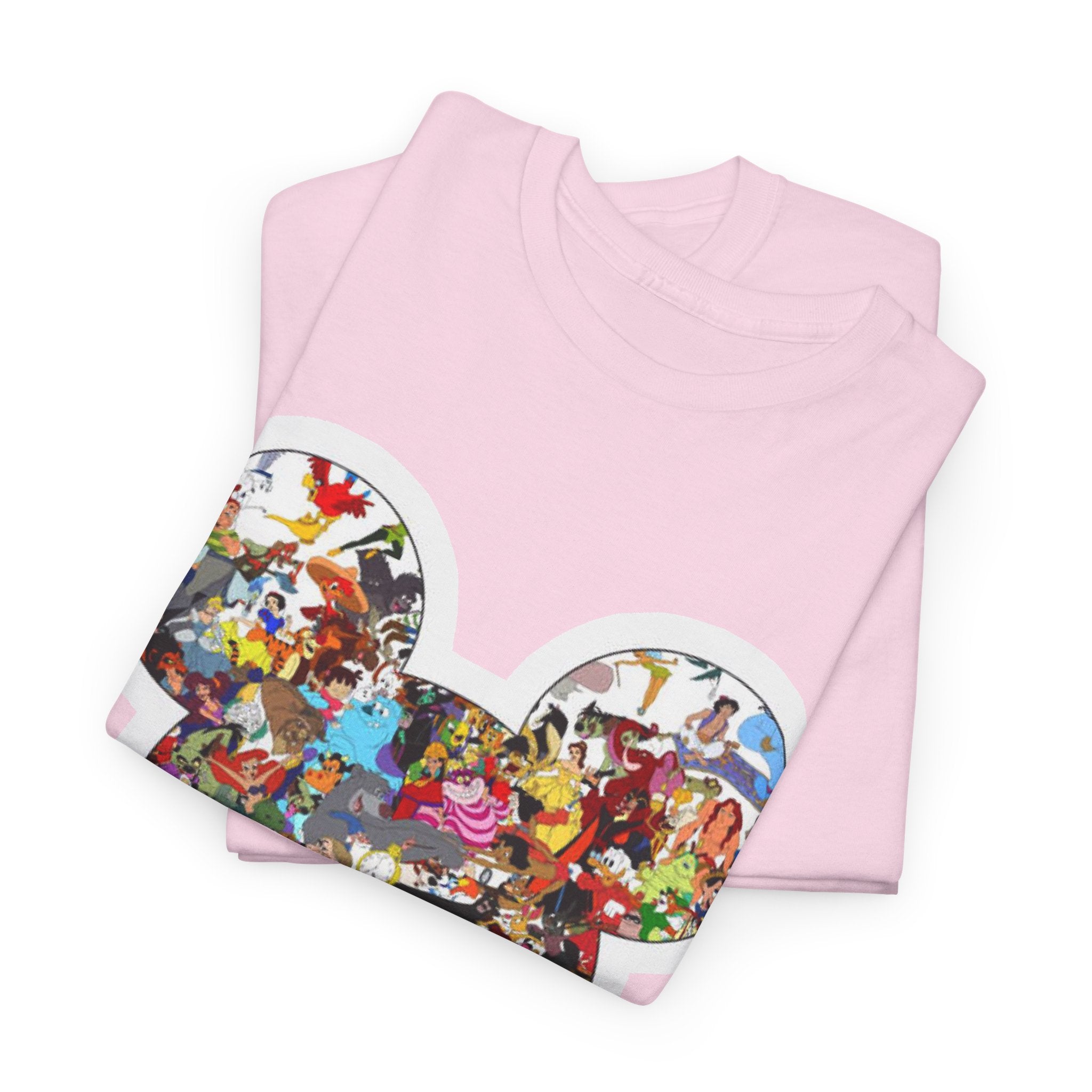 Mickey Collage T-Shirt — Vintage Disney Characters Graphic Tee