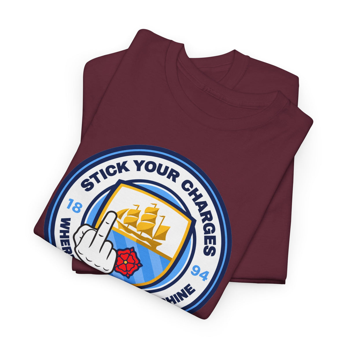 Manchester City "Stick Your Charger Where the Sun Don't Shine" Cotton t-shirt