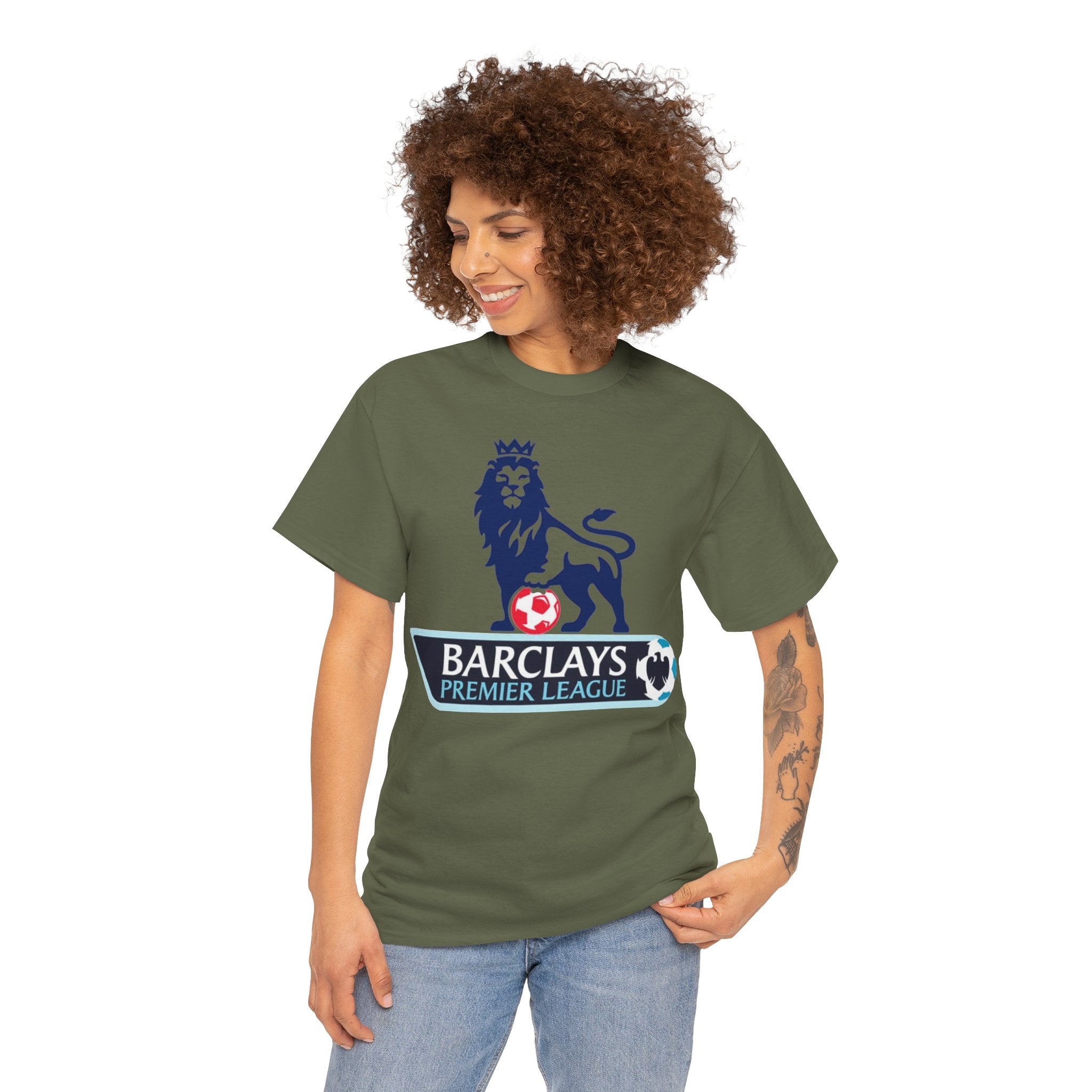 Premier League Lion Tee — Barclays Football Fan Shirt