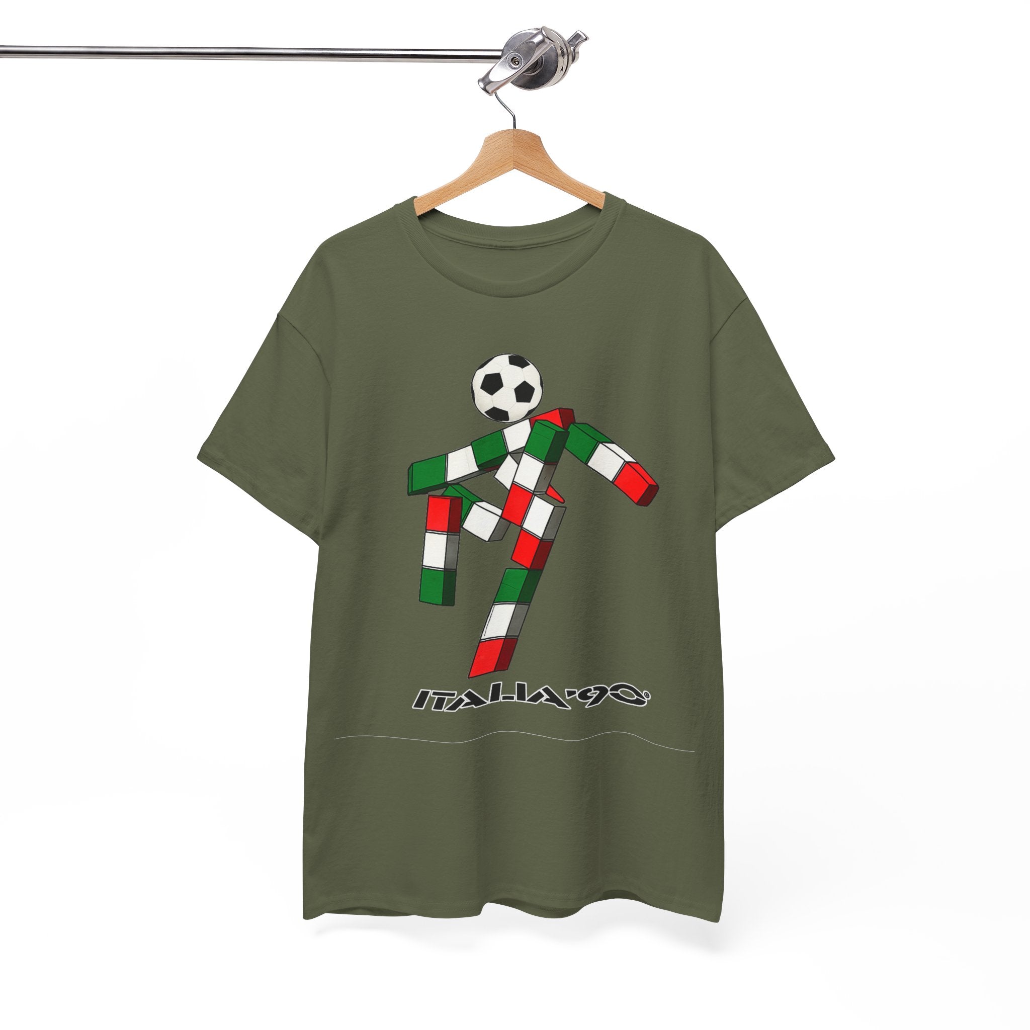 Italia '90 Soccer T‑Shirt — Retro Italian Football World Cup Tee