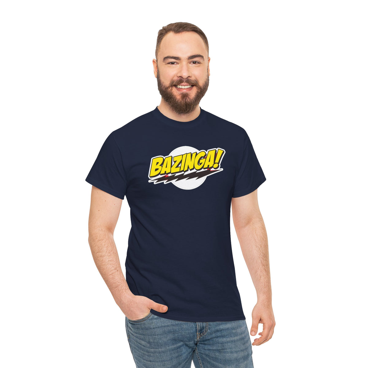 Bazinga! Graphic Cotton T-Shirt
