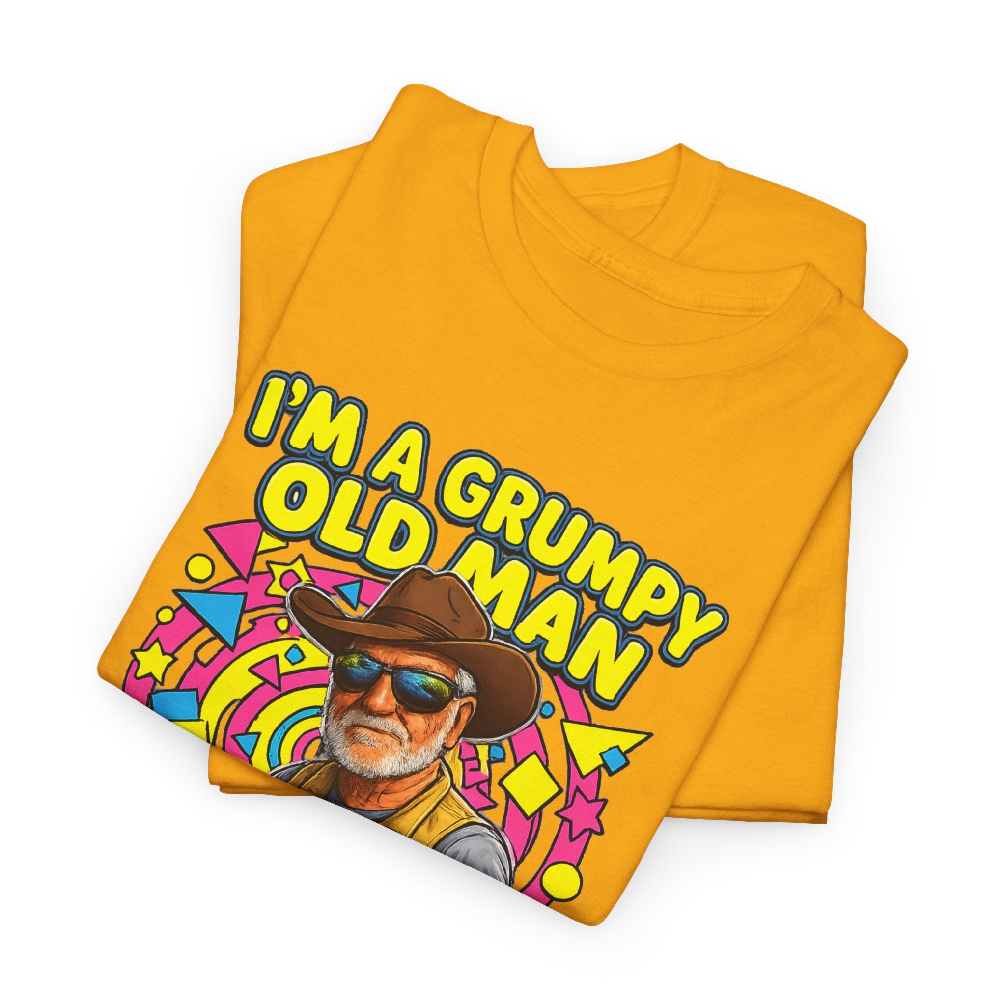 I'm A Grumpy Old Man T-Shirt – Funny Senior Fishing Graphic Tee