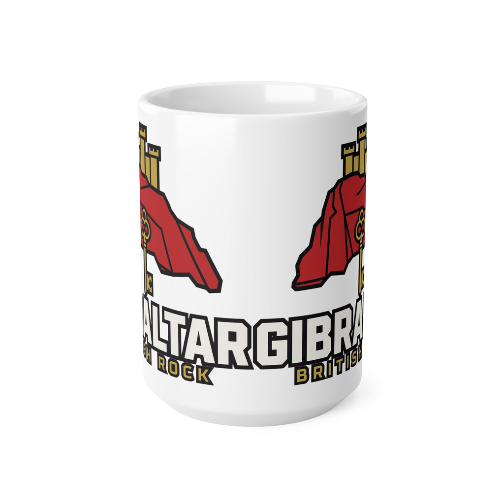 Gibraltar British Rock Ceramic Coffee Cups, 11oz, 15oz