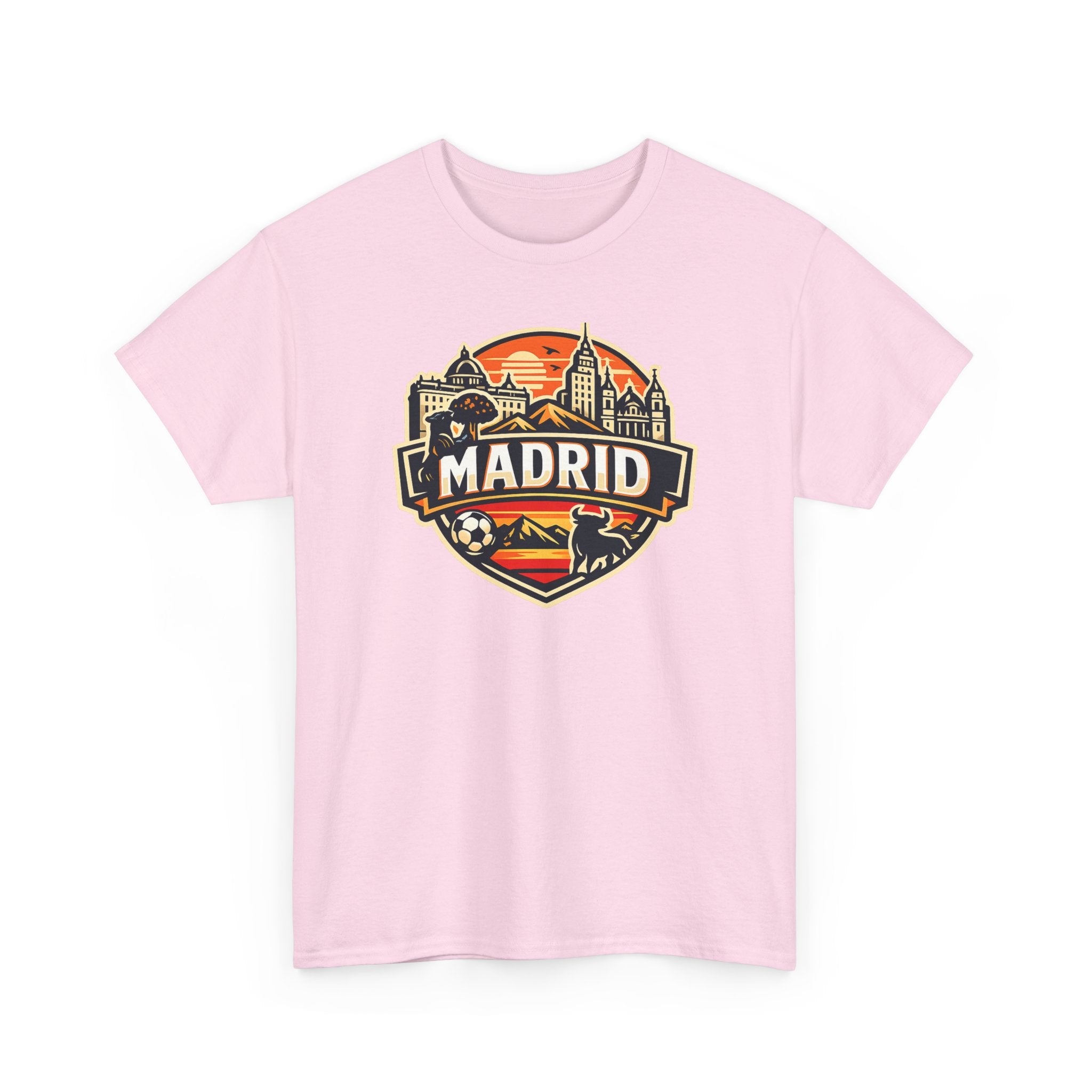 Madrid Skyline Soccer Crest T-Shirt