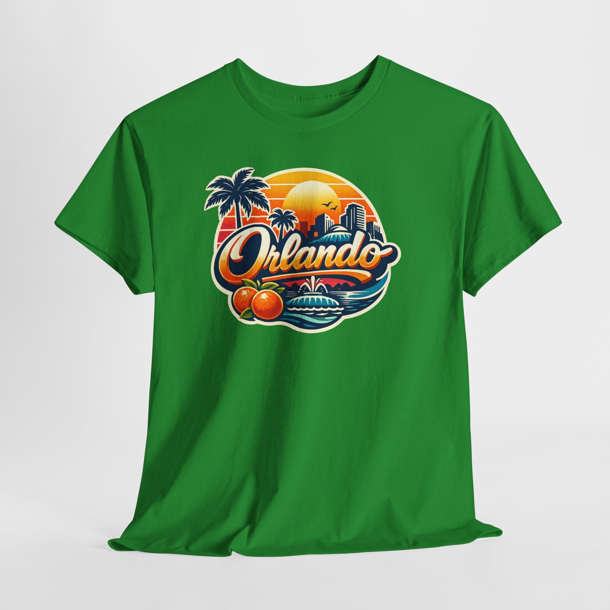 Orlando Retro Sunset T-Shirt — Vintage Florida Vacation Tee