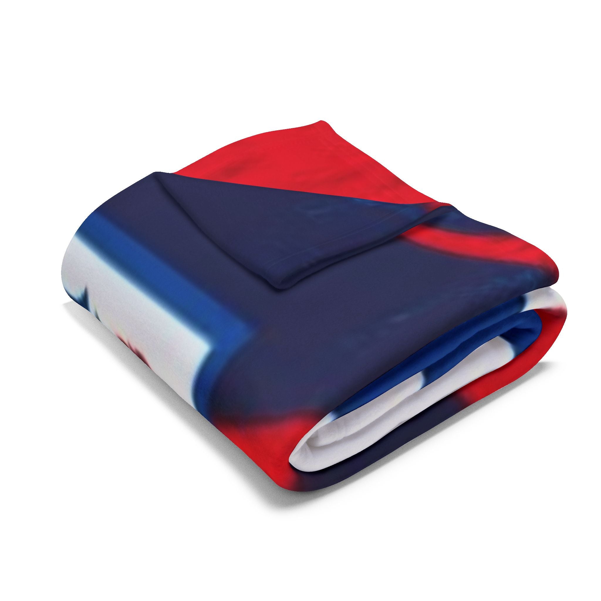 England Football Crest Fleece Blanket – Cozy Red & Blue Soccer Throw