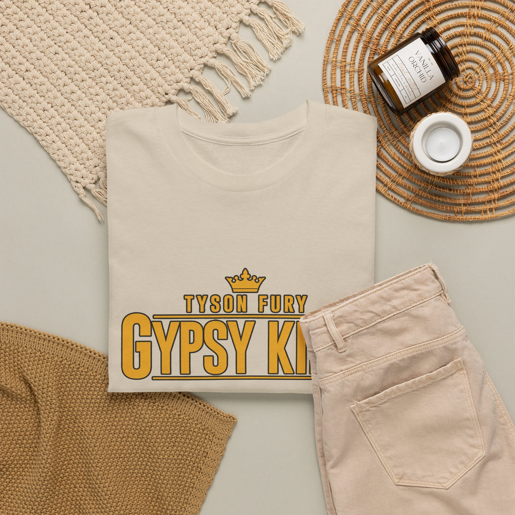 T-Shirt — "Gypsy King" Retro Crown Boxing Tribute Tee