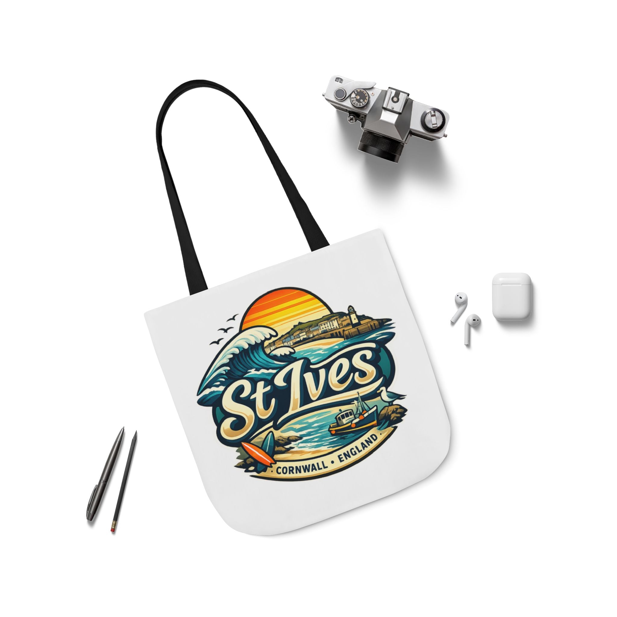 St Ives Cornwall Sunset Tote Bag
