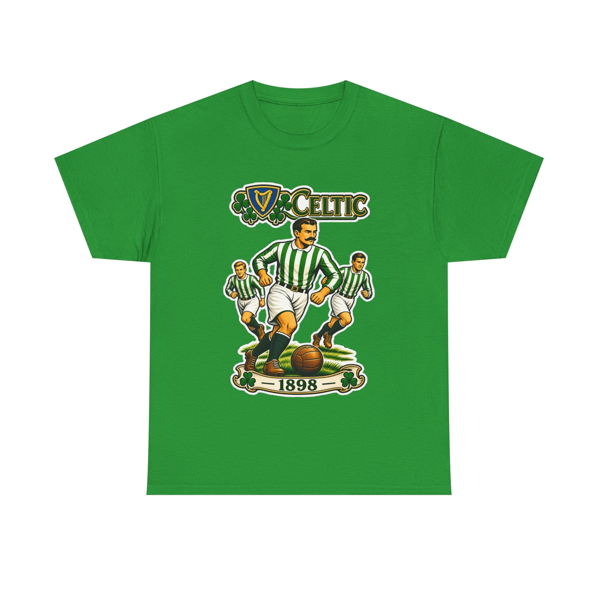 Celtic Football Retro Players Tee — 1898 Vintage Soccer Shirt