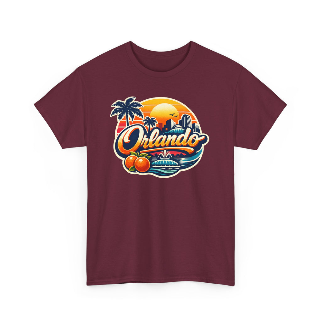 Orlando Retro Sunset T-Shirt — Vintage Florida Vacation Tee