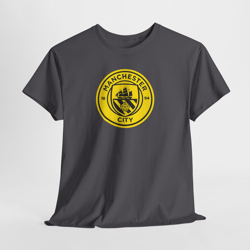 Manchester City Yellow Crest T-Shirt