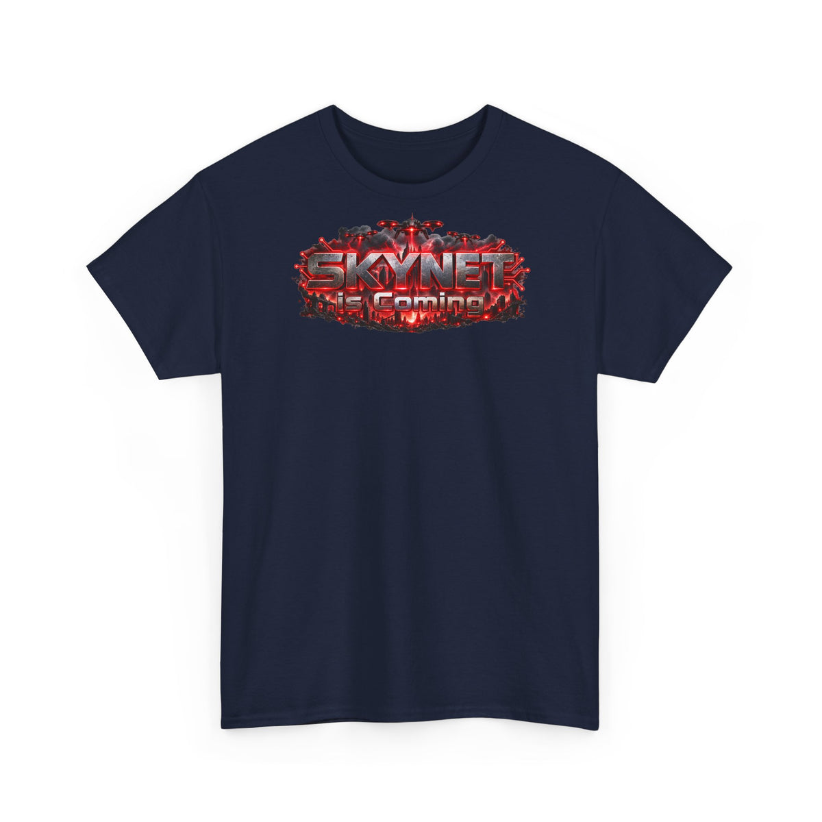 T-Shirt — 'Skynet Incoming / AI Will Destroy The World' Apocalyptic Graphic Tee