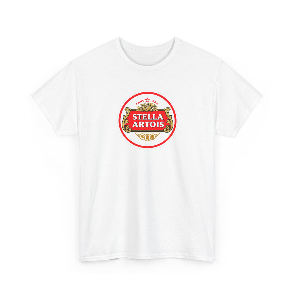 Beer Logo T-Shirt — Stella Artois Inspired Vintage Crest Tee