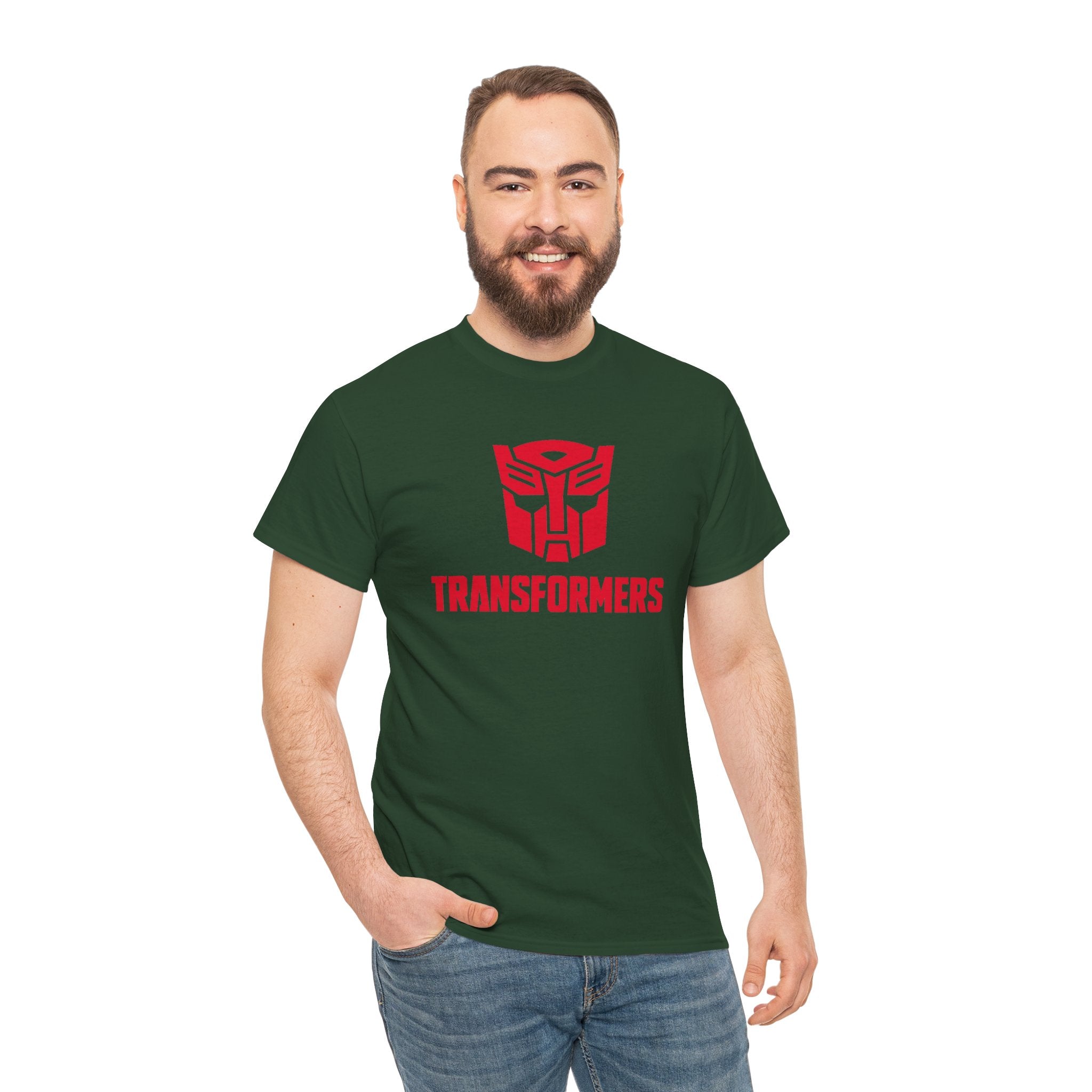 Transformers Logo T-Shirt – Red Autobot Graphic Tee