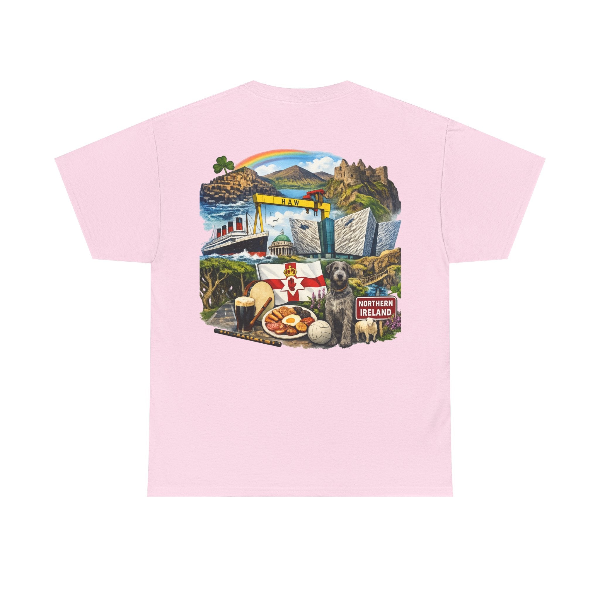 Northern Ireland Collage Tee — "Make Northern Ireland Great Again" Graphic T-Shirt